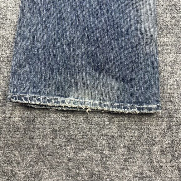 Vintage y2k Silver Jeans Women 29 Flare Low Rise Distressed Nice Fading 32x30 - Picture 8 of 16